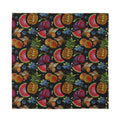 Embroidery Tropical Pattern Print Silk Bandana