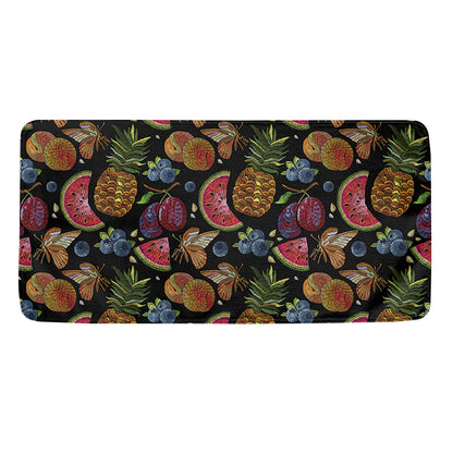 Embroidery Tropical Pattern Print Towel