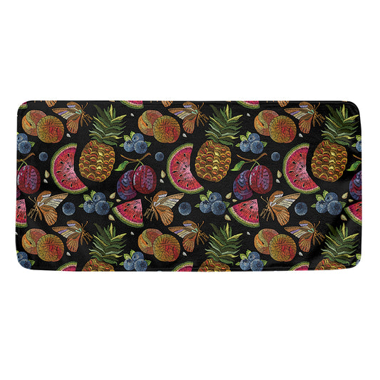 Embroidery Tropical Pattern Print Towel