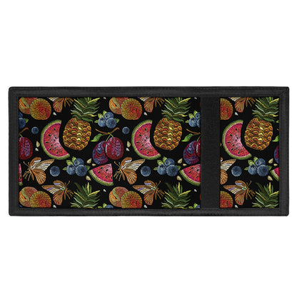 Embroidery Tropical Pattern Print Trifold Wallet