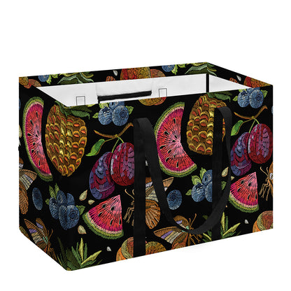 Embroidery Tropical Pattern Print Utility Tote Bag