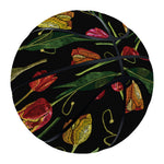 Embroidery Tulip Pattern Print Basketball