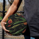 Embroidery Tulip Pattern Print Basketball