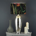 Embroidery Tulip Pattern Print Drum Lamp Shade