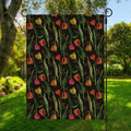 Embroidery Tulip Pattern Print Garden Flag