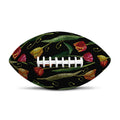 Embroidery Tulip Pattern Print Rugby Ball