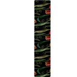 Embroidery Tulip Pattern Print Table Runner