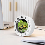 Emerald Tree Boa Snake Print Alarm Clock