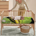 Emerald Tree Boa Snake Print Baby Crib Sheet