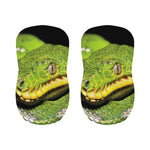 Emerald Tree Boa Snake Print Bar Stool Covers