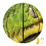 Emerald Tree Boa Snake Print Basketball