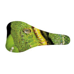 Emerald Tree Boa Snake Print Bicycle Seat Cover