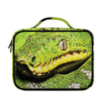 Emerald Tree Boa Snake Print Briefcase Bible Bag