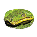 Emerald Tree Boa Snake Print Car Side Mirror Covers