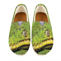 Emerald Tree Boa Snake Print Casual Shoes