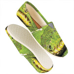Emerald Tree Boa Snake Print Casual Shoes