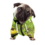 Emerald Tree Boa Snake Print Dog Zip Up Hoodie