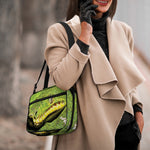 Emerald Tree Boa Snake Print Double Strap Bible Bag