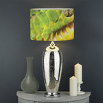 Emerald Tree Boa Snake Print Drum Lamp Shade