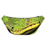 Emerald Tree Boa Snake Print Fanny Pack
