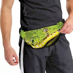 Emerald Tree Boa Snake Print Fanny Pack