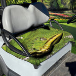 Emerald Tree Boa Snake Print Golf Cart Seat Cover