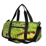 Emerald Tree Boa Snake Print Gym Bag