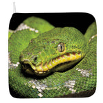Emerald Tree Boa Snake Print Hand Towel
