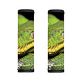 Emerald Tree Boa Snake Print Handle Covers