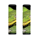 Emerald Tree Boa Snake Print Handle Covers