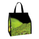 Emerald Tree Boa Snake Print Insulated Lunch Tote