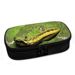 Emerald Tree Boa Snake Print Insulin Cooler Travel Case