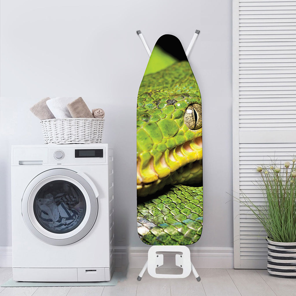 Emerald Tree Boa Snake Print Ironing Board Cover