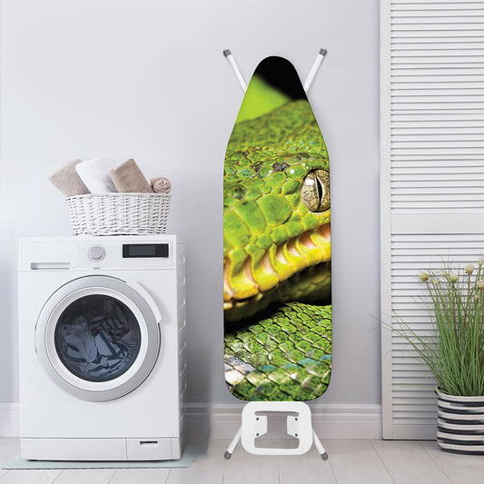 Emerald Tree Boa Snake Print Ironing Board Cover