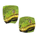Emerald Tree Boa Snake Print Office Chair Cover