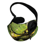 Emerald Tree Boa Snake Print Pet Sling Carrier