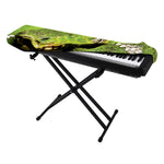 Emerald Tree Boa Snake Print Piano Keyboard Cover