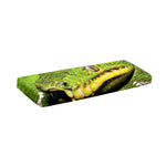 Emerald Tree Boa Snake Print Piano Keyboard Cover