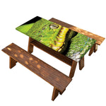 Emerald Tree Boa Snake Print Picnic Table Cover