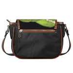 Emerald Tree Boa Snake Print Saddle Bag