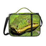 Emerald Tree Boa Snake Print Shoulder Strap Bible Bag