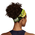 Emerald Tree Boa Snake Print Sports Headband