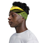 Emerald Tree Boa Snake Print Sports Headband