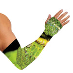 Emerald Tree Boa Snake Print Sun Protection Arm Sleeves
