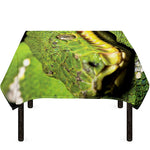 Emerald Tree Boa Snake Print Tablecloth