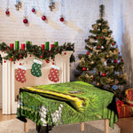 Emerald Tree Boa Snake Print Tablecloth