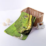 Emerald Tree Boa Snake Print Towel