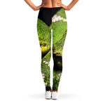 Emerald Tree Boa Snake Print Women's Leggings