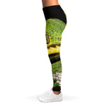 Emerald Tree Boa Snake Print Women's Leggings