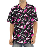 Emo Shoes Pattern Print Aloha Shirt